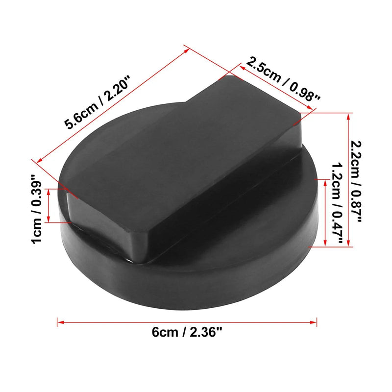 BMW 4x 0.87x2.36 Jack Pad Support Rubber Frame Rail Protector Adapter