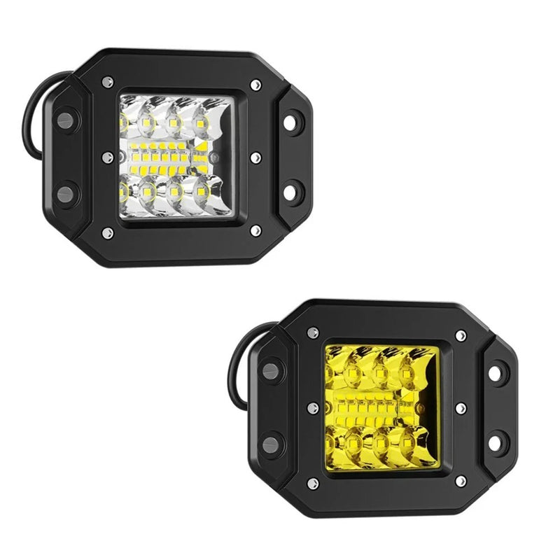 Car LED Light Off Road Work Light Flush Mount
