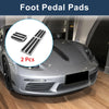 Porsche 718 / 911 No Mark Silver Tone Automatic Pedal Covers