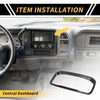 Ford Maverick Carbon Fiber Dashboard Meter Frame Cover Trim (2022-2024)