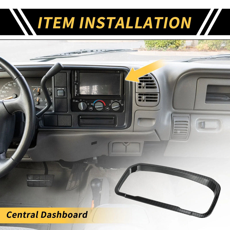 Ford Maverick Carbon Fiber Dashboard Meter Frame Cover Trim (2022-2024)
