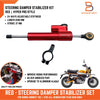 Monkey 125 Z125 Red Hyper Pro Steering Damper Stabilizer (2021-2024)