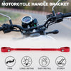 Motorcycle Red 1 x Handlebar Bracket Adjustable