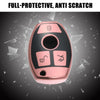 Mercedes Benz A-Class (2013-2018) Pink Silicone Smart Key Fob Case Cover