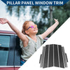 Toyota RAV4 Pillar Window Trim Cover Carbon Fiber / 10 Pcs / (2019–2023)