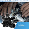 BMW 3-Series E90 Engine Coolant Thermostat Housing Assembly (2005 - 2013)