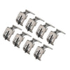 SINGER 112W, JUKI LH-515 Double Needle Center Edge Foot with Spring Guide