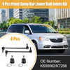 Dodge Grand Caravan 4 Pcs Front Sway Bar Links & Lower Ball Joints (2008-2020)