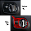 Audi TT TTS TTRS Headlight Switch Panel Cover Trim Carbon Red (2008-2014)