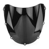 Honda CBR954RR Black Windshield Windscreen Double Bubble (2002-2003)