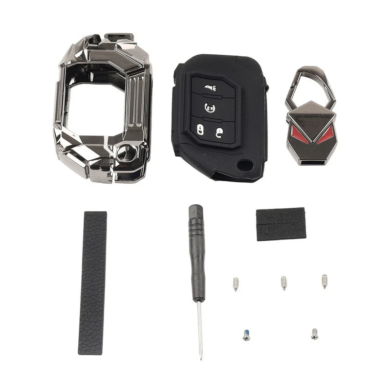 Jeep Wrangler Gladiator Remote Control Key Fob Cover Case (2018-2024)