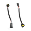 2 x Adapter Wiring Harness Plugs Prewired M/F H11 H8 H9