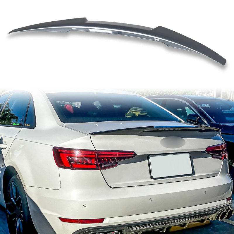Audi A4 B9 (2016-2021) Daytona Gray V Style ABS Boot Spoiler