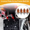 License Plate Screws Cover / 4 x 45mm / Universal Motorcycle M6