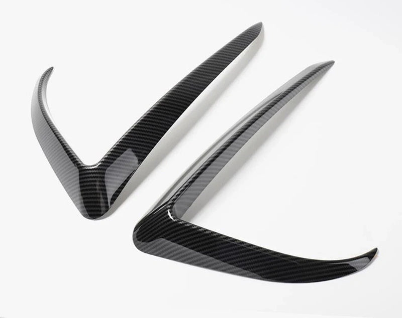 Tesla Model 3 2 x Carbon Fiber Fog Light Eyebrow Covers (2017-2023)