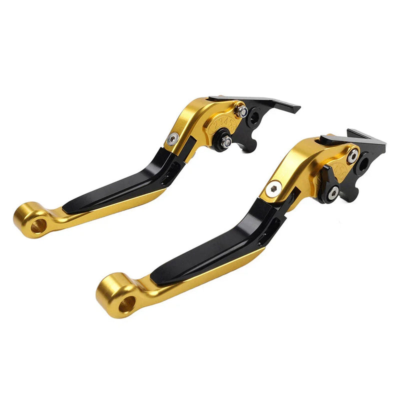 Kawasaki Z900RS, ZX636, ZX6R CNC Gold Extendable Brake Clutch Levers (18-22)