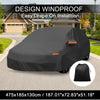 Mazda 3 Hatchback Car Cover with Left Side Door Zipper 210D-PU (2014-2018)