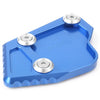 BMW K1600GT / 1600GTL Kickstand Side Stand Enlarger Foot Plate Blue (2011-2015)