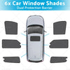 LDV G10 (2014-Present) Front, Rear & Triangular 6 x Car Window Shades