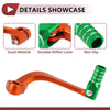 Honda CRF110F Folding Gear Shifter Lever Orange Green (2013–2018)