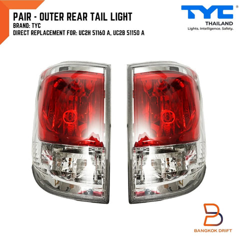 Mazda BT-50 BT50 Ute TYC  LH RH Outer Tail Light (2012-2015)