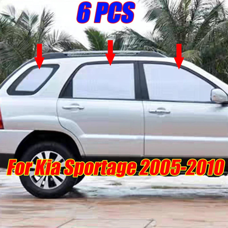 Kia Sportage 6Pcs Side Window Privacy Sunshades (2005-2010)