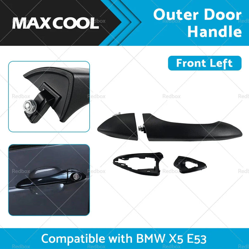 BMW X5 E53 Front Left Outer Door Handle (2000-2006)