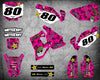 Honda CR 80 Custom Graphic Kit Decals Stickers (1996-2002)