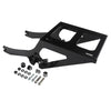 Harley Softail Deluxe Black Chopped Trunk Backrest Mount Rack (2018-2025)