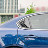 Alfa Romeo Giulia 2 x Carbon Look Rear Side Window Louvers (2015-2024)
