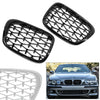 BMW E39 5-Series Honeycombe Style Front Bumper Mesh Grille (1999-2003)