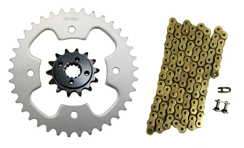 Polaris Predator 500 Gold 520x94 Chain 14/37 Sprockets (2003–2004)