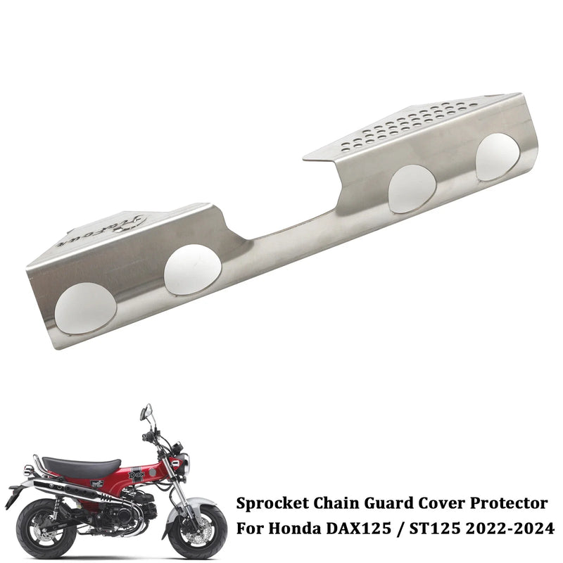 Honda DAX 125 ST125 (2022-2024) Silver Sprocket Chain Guard Cover