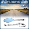 Suzuki GSXR 600 750 1000 Chrome Silver Tone Rear View Mirrors (2001-2023)