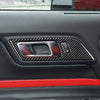 Ford Mustang Carbon Fiber Interior Door Handle Trim Cover (2015-2022)
