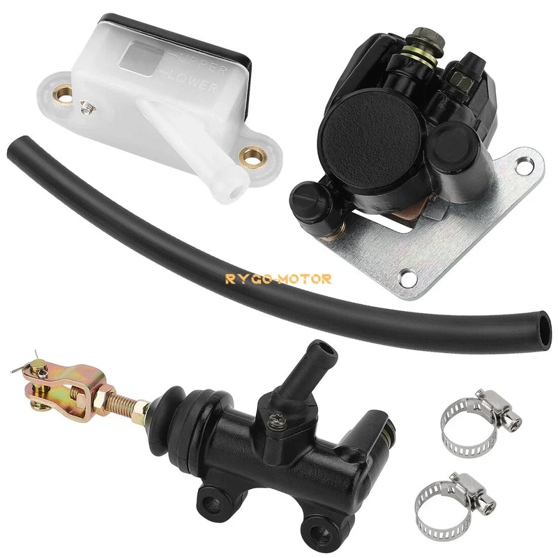 Honda ATC250R Front Brake Caliper & Rear Master Cylinder Assy (1983–1984)
