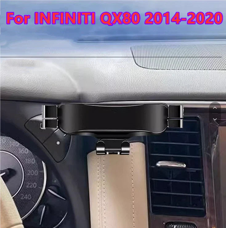 INFINITI QX80 Car Cell Phone Holder Stand Mount Clip (2014–2020)