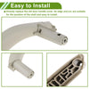 BMW X5 F15 (14-18) Gray White Door Panel Handle Pull Trim Cover