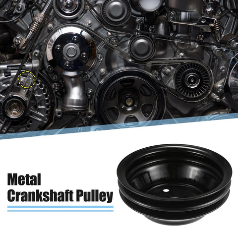 Small Block Chevy SBC Double Groove Power Pump Pulley