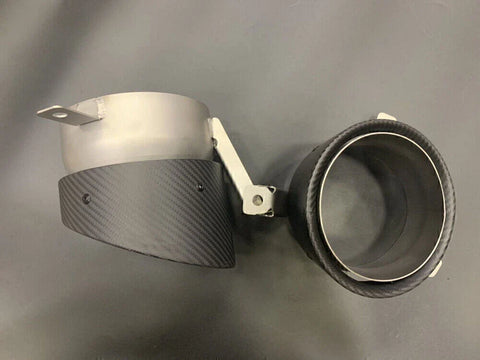 Audi R8 Rear Exhaust Tips 2 x Carbon Fiber (2013-2015)