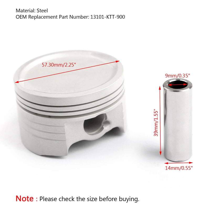 Honda CBF150 Piston Ring Kit 57.30mm (2008-2012)