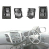 Toyota Hilux MK6 MK7 4 x Grey Air Vent Grilles (2005-2014)