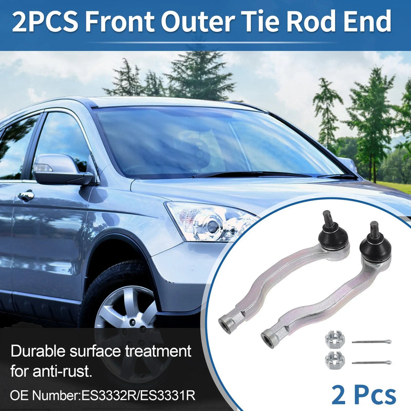 Honda Civic CR-V 2 x Front Outer Tie Rod End Links (2001-2006)