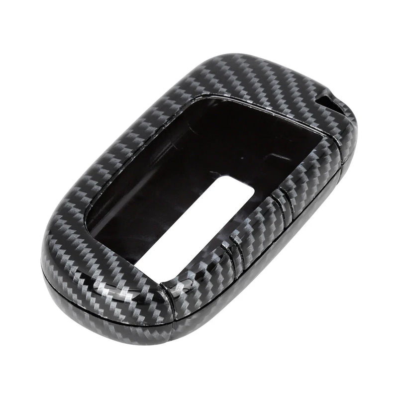 Jeep Carbon Fiber Pattern TPU Key Fob Cover