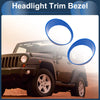 Jeep Wrangler Front Headlight Trim Bezels (2026)