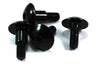 Suzuki GSX-R600 R750 4x Fork Head Bolts Noir Aluminium (2004–2005)