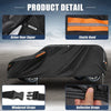Kia Soul (2009-2024) Black Waterproof 210D-PU Oxford Car Cover