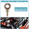 Motorcycle Vehicle 12mm ID Banjo Bolt Hose Barb Fitting Adapter