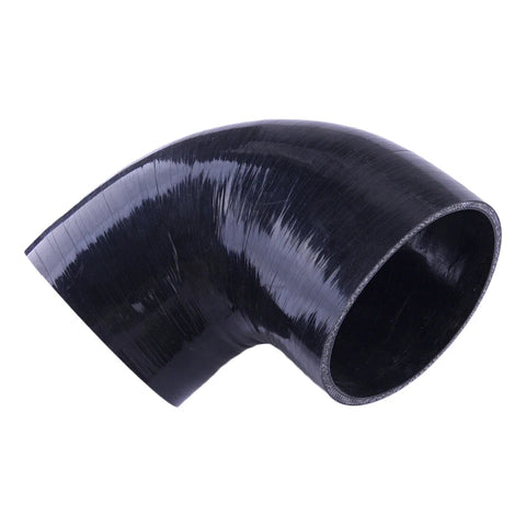 Car Intercooler Pipe 3ply Black 127mm 90 Degree Silicone Coupler Hose