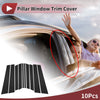 Mercedes-Benz R-Class (2006-2015) Black 10 x Car Door Pillar Window Trim